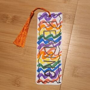 Colorful Reading Bookmark with Tassel